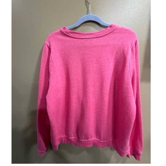 Nike Sportswear Club Fleece Women's Crew-Neck Sweatshirt Size Large Pink - Picture 2 of 5